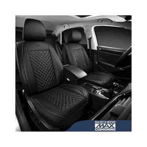 Memory Foam Skechers Car Seat Covers Universal Front Seats, Waterproof, Black - Bild 1 von 5
