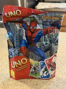 Marvel - Spider-Man "Spider Sense"Resealable Bag Card UNO Game New / SEALED 2012 - Picture 1 of 16