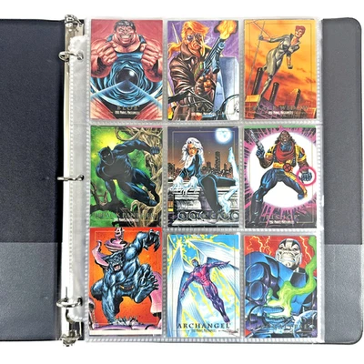 1992 Marvel Masterpieces SkyBox Complete Base Card Set 1–100 High Grade - Image 1 of 4
