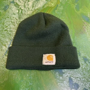 Carhartt Strick Beanie Mütze Logo Detroit Winter Ski MSU Michigan State University - Bild 1 von 2