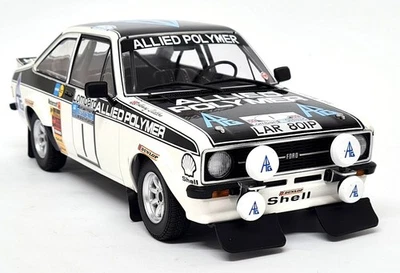 Minichamps 1/18 Ford Escort MK2 RS 1800 Winners Lombard RAC Rally 1975 Model Car - Image 1 of 4