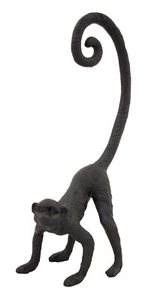 Dekofigur Affe schwarz 26x11 cm Jungle Design Figur Zierfigur Äffchen Aufsteller - Bild 1 von 1