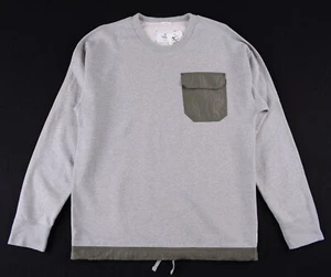 Sudadera Jumper Reigning Champ Terry Híbrido Peso Medio Gris Breather M - Imagen 1 de 7