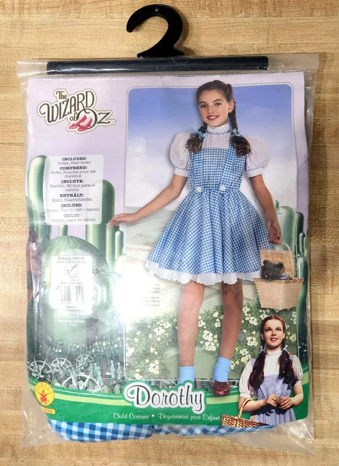 DOROTHY~Wizard of Oz~CHILD HALLOWEEN COSTUME~Size SMALL (4-6)~New W/Tags + BONUS - Image 1 of 1