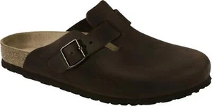 Sabot Boston Birkenstock 860133 pelle oliata marrone habana (41-45) - Imagen 1 de 9