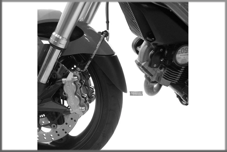 PUIG EXTENSION GARDE BOUE AVANT POUR DUCATI MONSTER 1100 EVO 11-13 NOIR MAT Foto 1 de 1