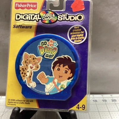 Fisher-Price Digital Arts and Crafts Studio-Go Diego Go Software NEW - Image 1 of 2
