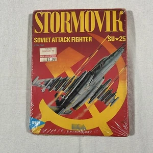 STORMOVIK Soviet Attack Fighter Electronic Arts MS DOS 1990 PC Tandy 5.25" new - Picture 1 of 2
