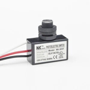 Photoelectric Photocell Dusk to Dawn Button Flush Mount Photo Control Eye Switch - Picture 1 of 6