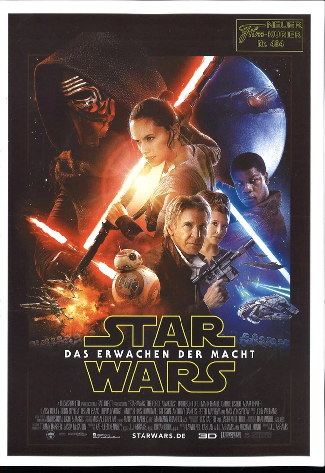 NFK 494 | STAR WARS - DAS ERWACHEN DER MACHT | John Boyega, Daisy Ridley - Image 1 of 1