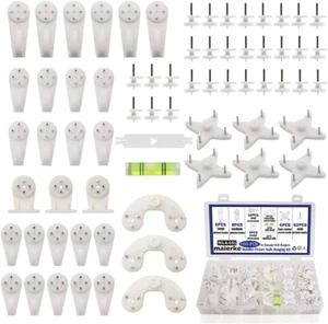 100PCS Concrete Wall Hooks Cinder Block Wall Hangers,Picture Hangers for Concret - Picture 1 of 12