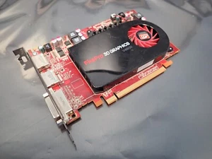 Dell AMD ATI FirePro 3D V4800 1GB PCI-E DVI Dual Port Graphics Card P/N 00X31G - Picture 1 of 1