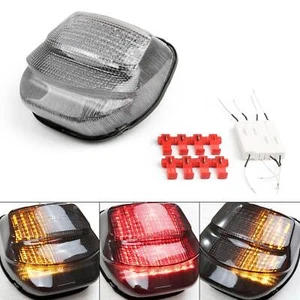 Clear LED Taillight + Turn Signals per Honda CBR1100XX 1999-2007 Y9 - Picture 1 of 4