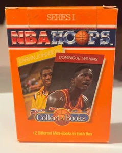 1990 NBA HOOPS Collect A Books Series 1 Box 3 Factory Sealed Magic Johnson - Picture 1 of 4