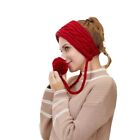 Crochet Woolen Women Headband Girl Knitted Earmuffs Adult Crochet Ear Warmer