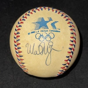 Mark McGwire signed Rawlings 1984 Olympic Logo Baseball JSA COA Oakland As HOF? - Picture 1 of 2