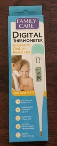 Family Care Oral, Underarm or Rectal Digital Thermometer - Bild 1 von 1