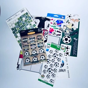 Soccer Scrapbook Stickers Karen Foster, K & Co, Creative Imaginations - Picture 1 of 6