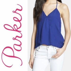NWT Parker “Kae” Silk Halter Tank Camisole SIZE XS MSRP $187 - Picture 1 of 8