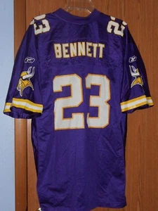 BENNETT MINNESOTA VIKINGS REEBOK TRIKOT LARGE - Bild 1 von 2