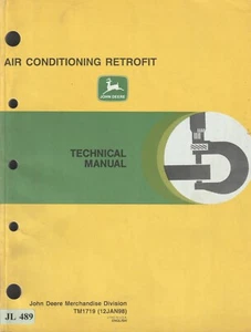 JL489 John Deere Klimaanlage Nachrüstung Technisches Handbuch (1998) TM1719 - Bild 1 von 1