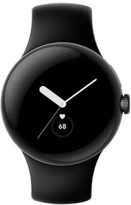 Google Pixel Watch WiFi Matte Black correa deportiva obsidiana artículo nuevo del distribuidor alemán - Imagen 1 de 3