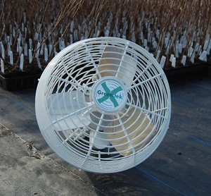 12" High-Velocity Greenhouse Basket Fan - Variable Speed - 2500 CFM Airflow - Picture 1 of 4