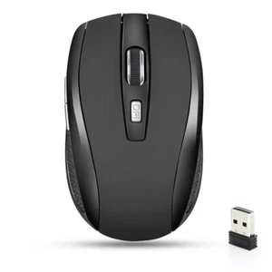 Funk maus kabellos USB für Pc, Laptop, Computer Wireless Mouse USB - Bild 1 von 7