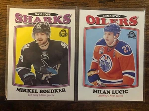 2016-17 O Pee Chee hockey - retro (lot of 2) 664/665 Boedker/Lucic! - Picture 1 of 2