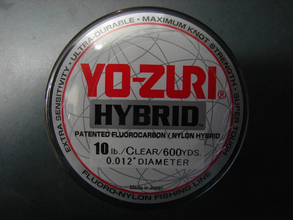 Yo-Zuri гибридный фторуглерод 10 фунтов Прозрачная леска 600 ярдов R656-CL 10 фунтов 600 ярдов - Изображение 1 из 1