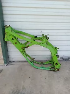 ✅ 2000-2002 KAWASAKI KX125 KX 125 MAIN FRAME CHASSIS OEM 32160-1632-CC - Picture 1 of 23