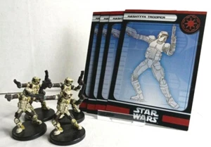Star Wars Miniatures KASHYYYK TROOPER 9 29/60 SET OF 4 - Picture 1 of 2