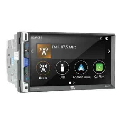 Dual Electronics XDCPA10BT 7 inch Double DIN Car Stereo, Apple CarPlay & Android - Image 1 of 4