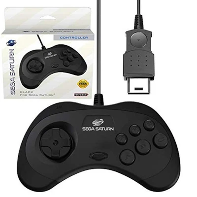 Retro-Bit Official Sega Saturn Controller For Sega Saturn Original Port 6E - Image 1 of 4