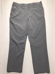 ADIDAS Golf Pants Men 36x30 Gray Performance Stretch Fabric Grip Waist - Picture 1 of 16
