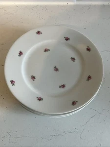 Thomas Bavaria Germany Bone China Salad Plates Floral Pattern 7” X4 Vintage - Picture 1 of 10