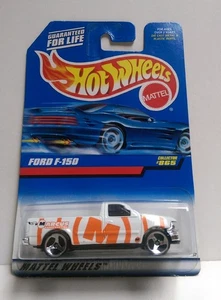 Hot Wheels Cars 1998 Ford-F 150 Collector #865 Pickup Truck Scale 1:64 White New - Picture 1 of 5