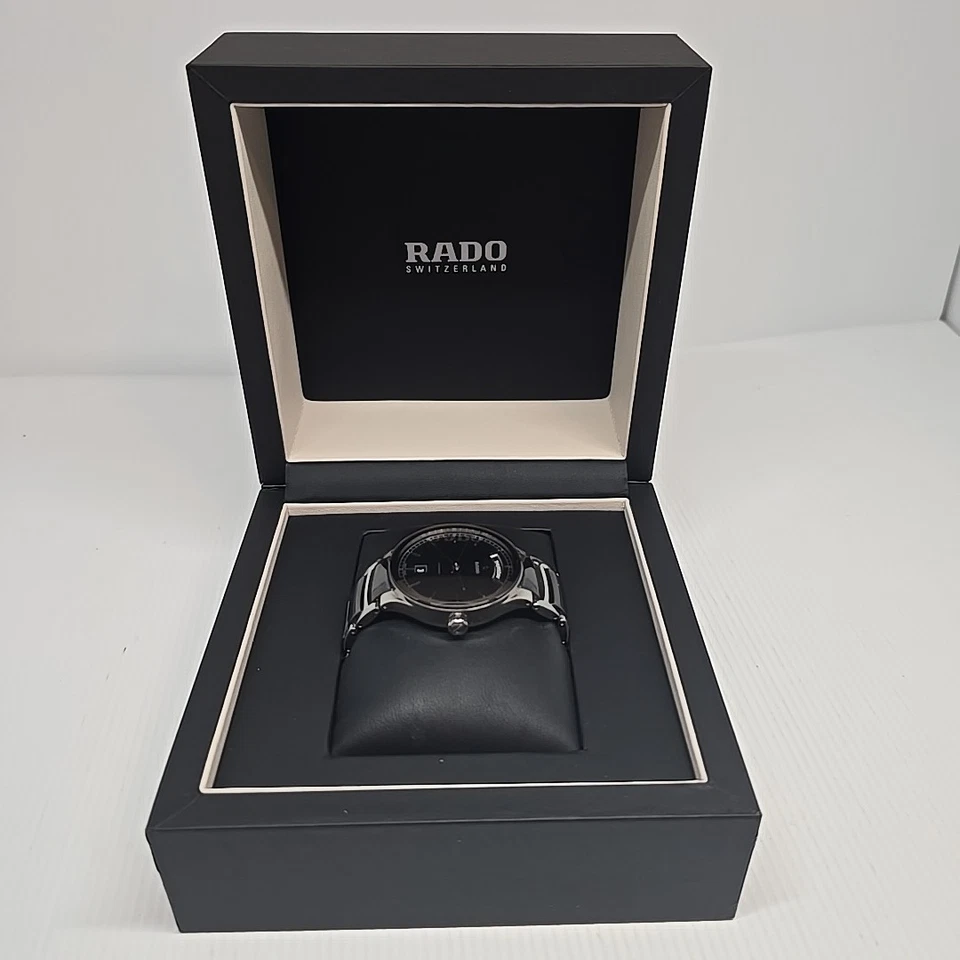 Rado Centrix Automatic Black Ceramic, S/Steel, Mens' Dress Watch — 第 1/4 张图片