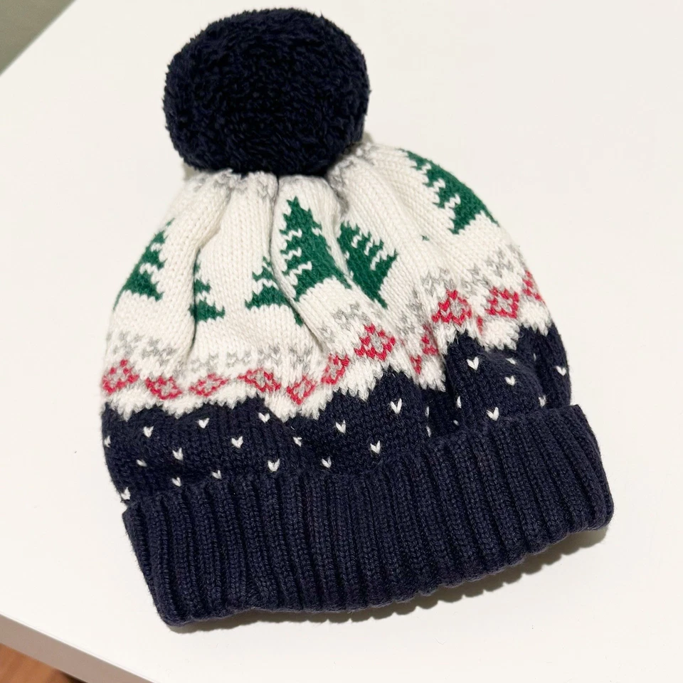 Bebé GAP Árbol de Navidad Gorro Algodón Bebé Talla 6-12 Meses Foto 1 de 4
