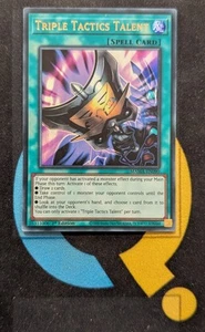 MAMA-EN090 Triple Tactics Talent Ultra Rare 1st Edition YuGiOh Card - Picture 1 of 1