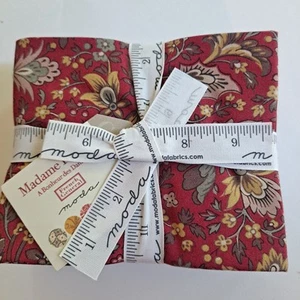 French General Fabric Madam Rouge Moda Reproduction Quilt 9 Fat Quarters Bundle - Picture 1 of 13