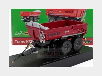 1:32 UNIVERSAL HOBBIES Joskin Trailer Trans-Ktp 22-50 2-Assi 2010 Red UH6804 Mod - Image 1 of 2