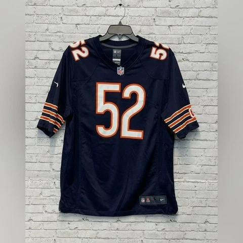 Nike On Field Authentic Chicago Bears #52 Khalil Mack Football Jersey Size Large Cover