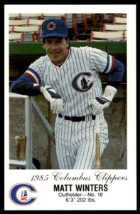 1985 Columbus Clippers Police Matt Winters Columbus Clippers #NNO