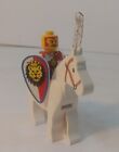 Lego Knight Minifigure With Horse, Sword, & Shield
