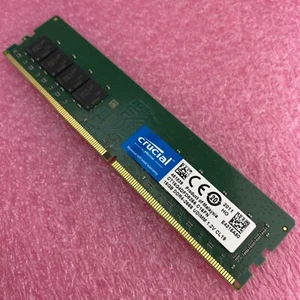 RAM desktop Crucial 16 GB 2666 MHz DDR4 UDIMM PC4-21300 2RX8 CT16G4DFD8266 testata - Foto 1 di 7