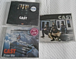 Rare Bundle-CAST- 3 x EPs "Sandstorm"-"Free Me"- "Finetime" - acceptable - Picture 1 of 8