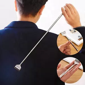 1XRetractable Back Scratcher Metal Telescopic Stainless Steel Extending Massager - Picture 1 of 7