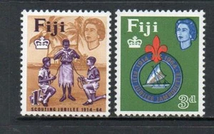 FIJI MNH 1964 SG336-337 50o ANV DEL MOVIMIENTO SCOUT DE FIJIAN - Imagen 1 de 1