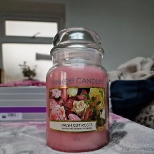 Yankee Candle Fresh Cut Rosen Duftglas, groß - 22oz. - Bild 1 von 1